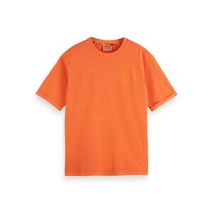 SCOTCH & SODA Amsterdam Men's Front & Back Garment Dye Artwork Cotton T-Shirt XL